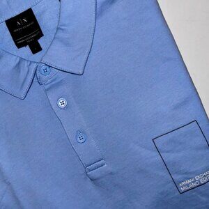 A|X ARMANI EXCHANGE Regular-Fit Milano Polo Shirt, LARGE, LIMITED-EDITION! NEW!